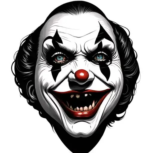 Evil Clown Face