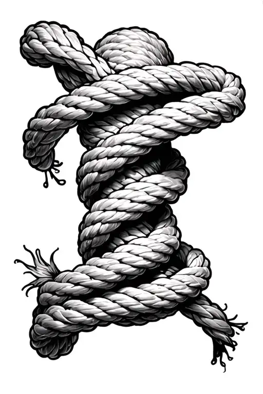 Rope Wrapping Down My Arm