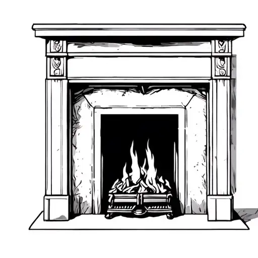 Abstract Fireplace Cheap