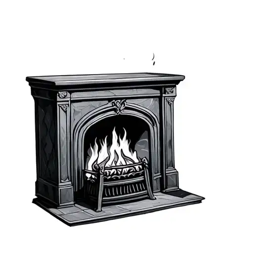 Abstract Fireplace Cheap