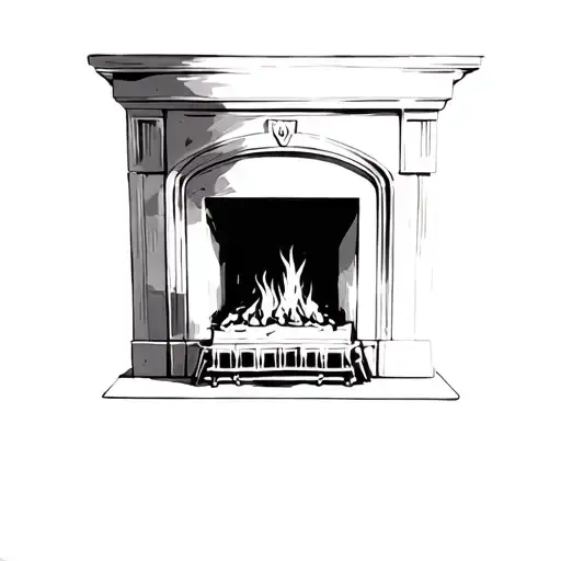 Abstract Fireplace Cheap