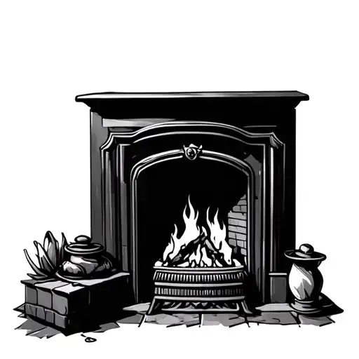 Abstract Fireplace Cheap
