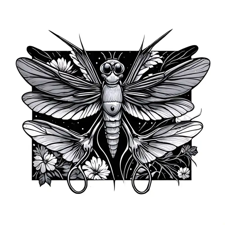 Scissor Take Fly Catcher