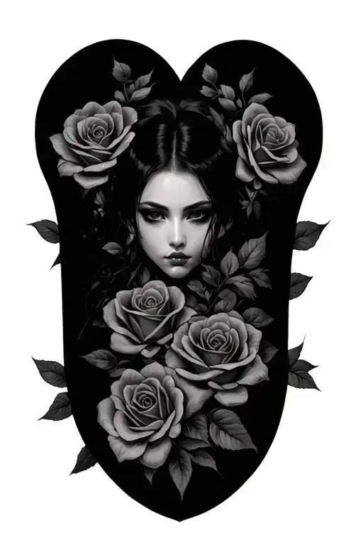 Kodachi With Roses Intertwined