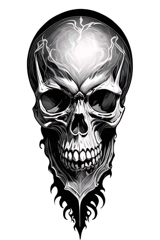 Skull Satanic Sleeve