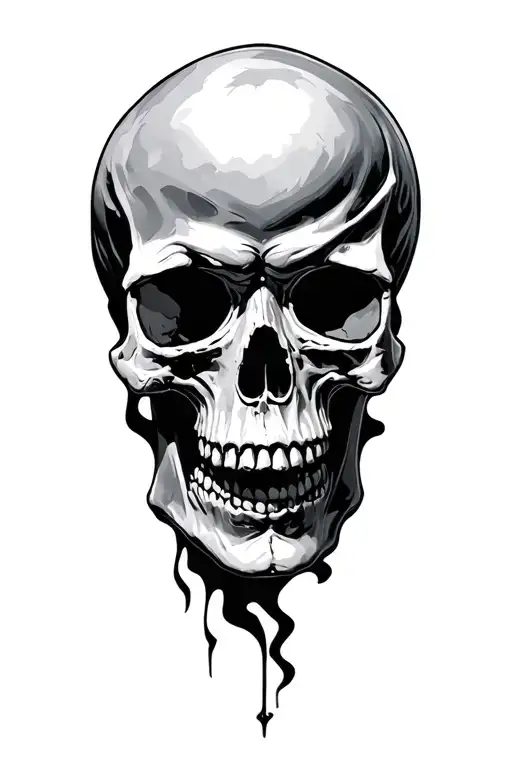 Multiple Skulls Facing Away