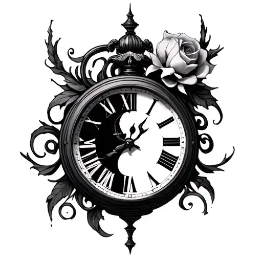 Memento Mori Clock