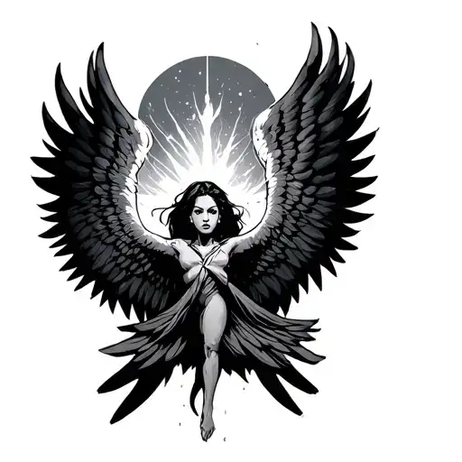 Strength Is Power With Wings Spread Wide