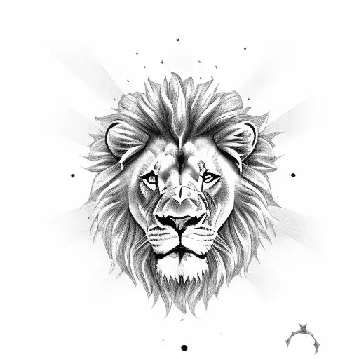 Cross With Lion And Boat