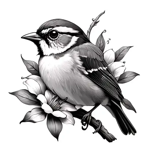 Sparrow And Lillie Flower