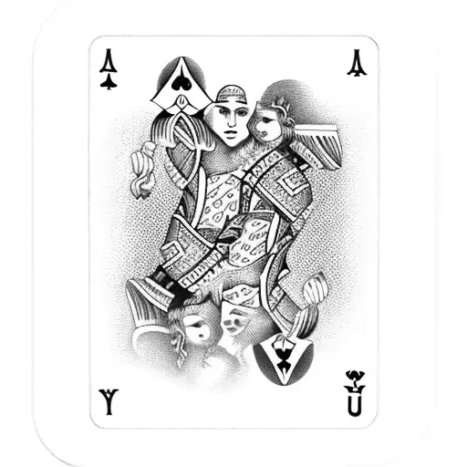 A Playing Card Numbered 1111 Of Hearts