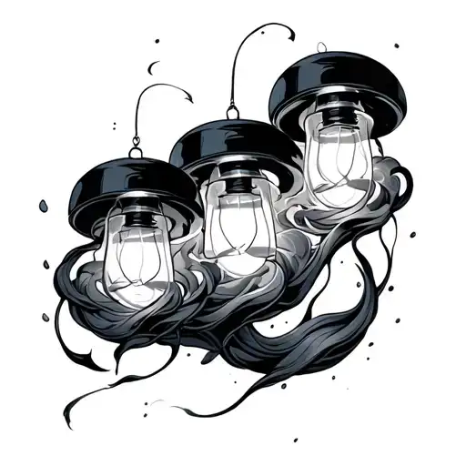 Three Floating Lights