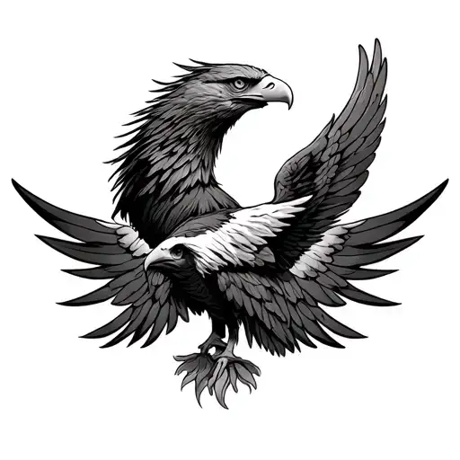 Motorike And Eagle Wings