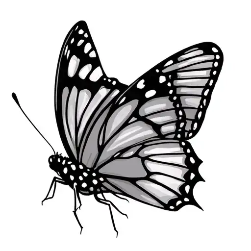 Small Butterfly Perched