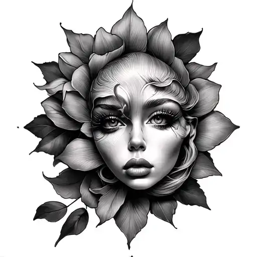 Realistic Light And Femenine Dark Forearm