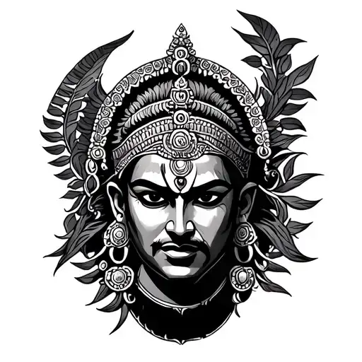 Hindu Karna Armour Design Tatto Design Defining