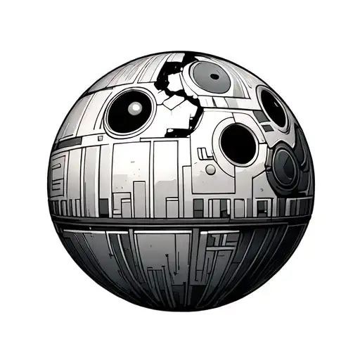 Broken Death Star Wars