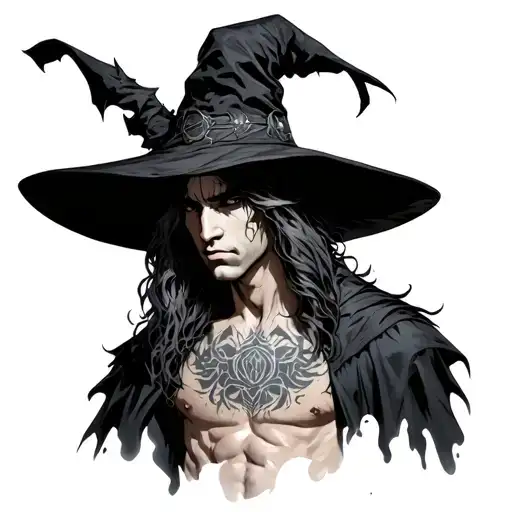 Male Witch Shirtless