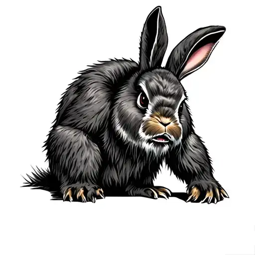 Bigfoot Dead Rabbit Tattoo idea