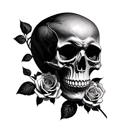 Skull And Roses
