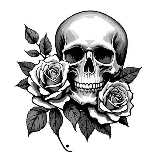 Skull And Roses