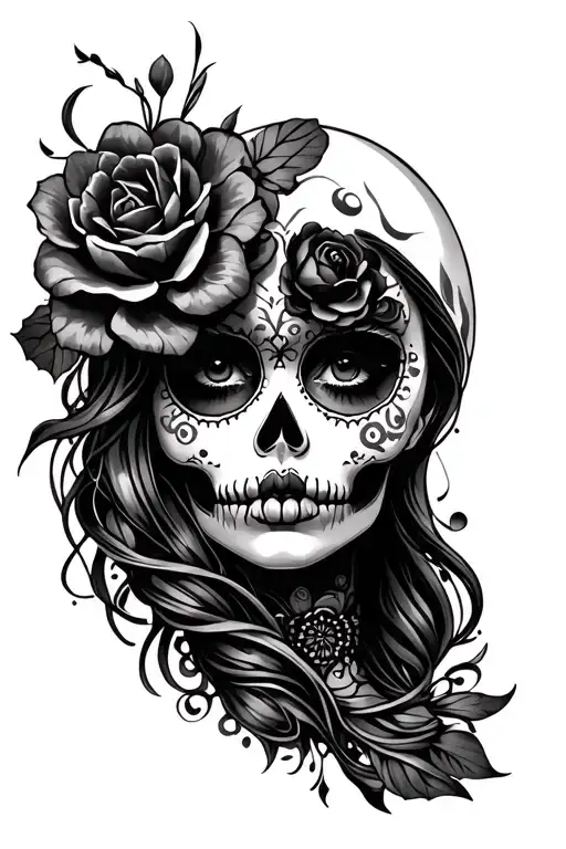 Day Of The Dead Woman