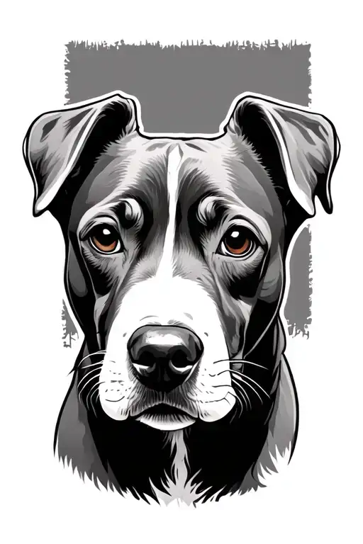 Dog With One Sagging Ear