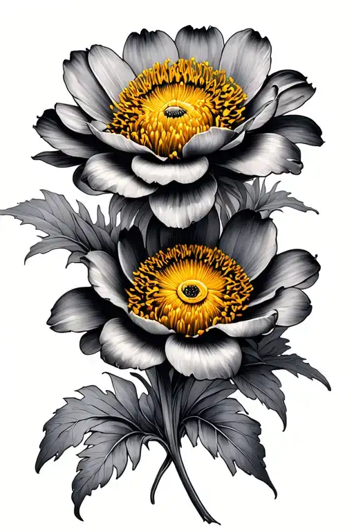 Golden Wattel And Anemone Wrapped