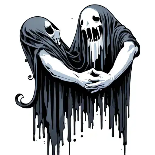 Ghosts Holding Hands