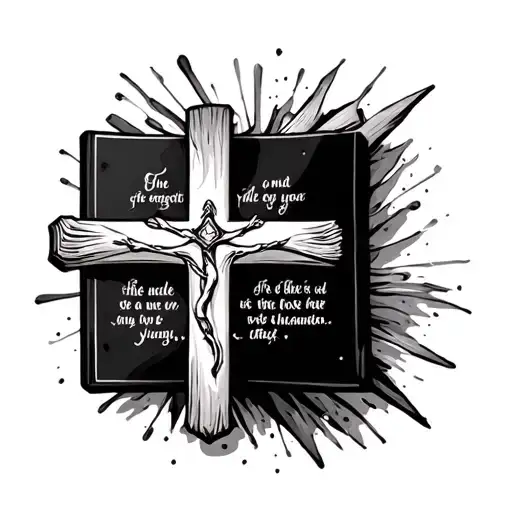 Cross And Bible Verse