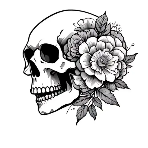 Floral Skull