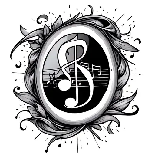 Music Note And 8 1 2002 Faith Hourglass Combined