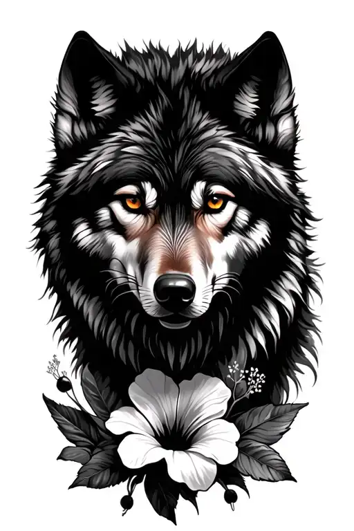 Wolf Blended By Hibiscus