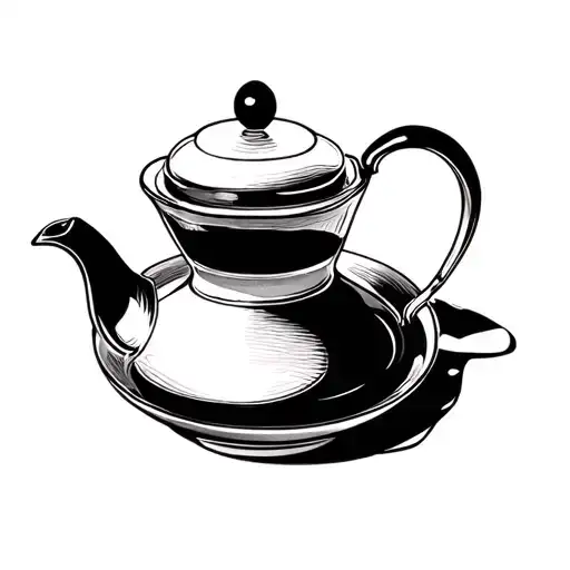Teapot Pouring Tea