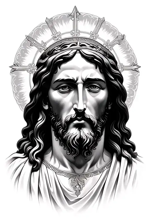 Full Sleeve Jesus Christ