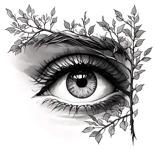 Elm Tree In An Eye