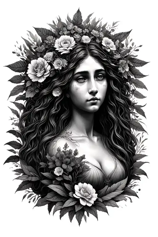 Mother Gaia With Nature