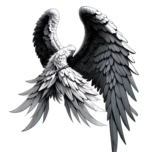 Cross Angel Wings