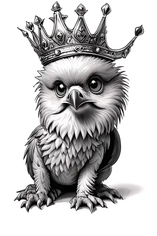 Baby Griffen With Crown