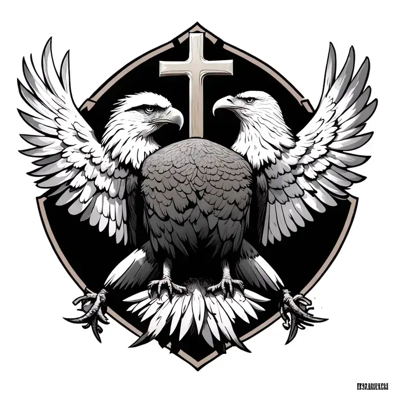 Eagle And Cross
