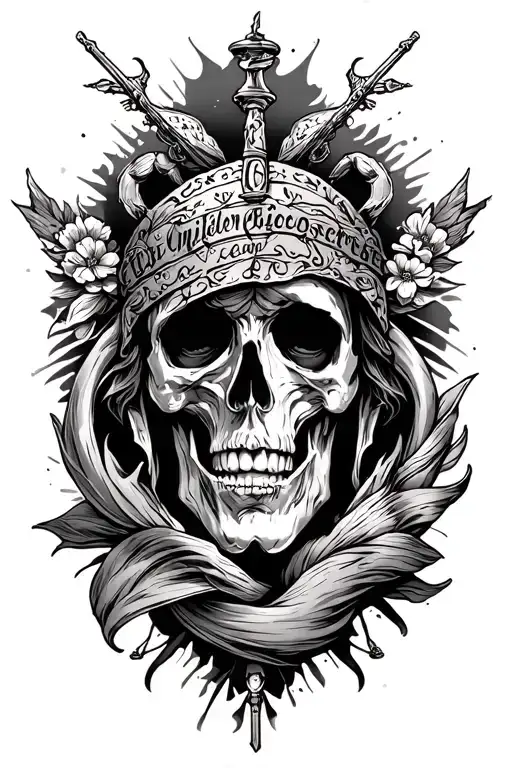 Tattoo Symbolising Justice Pain Love And Power And Overcome In The Darkness