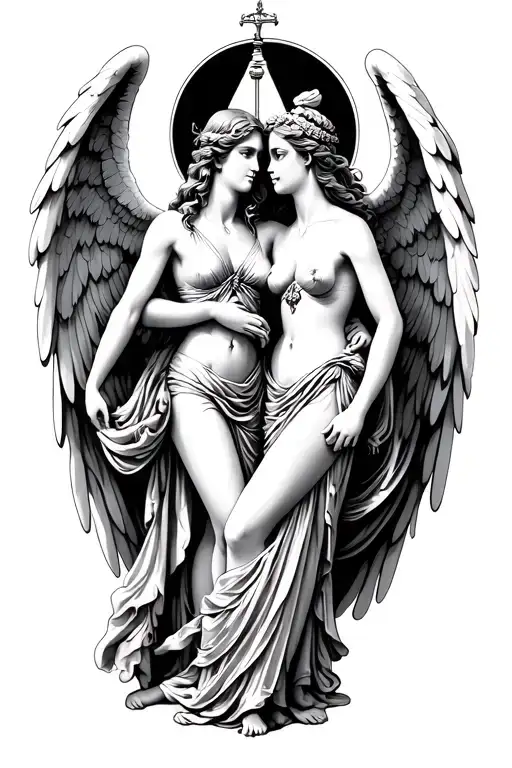 Libra Man And Libra Woman Angel