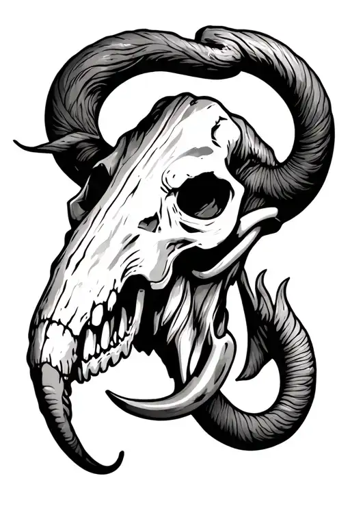 Mammoth Skull