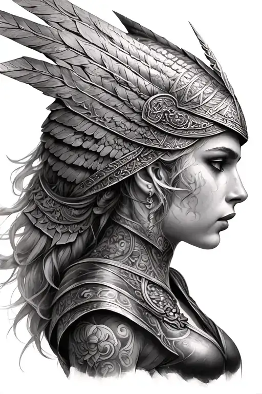 Valkyrie Woman Bust