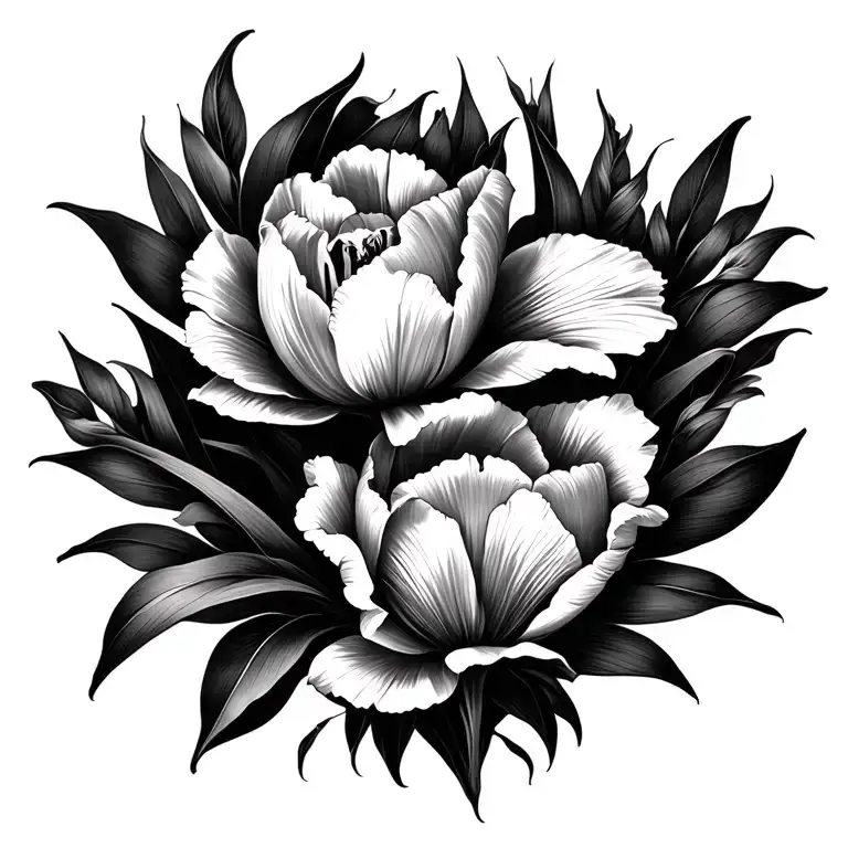 Tulip And Flowers Coverup