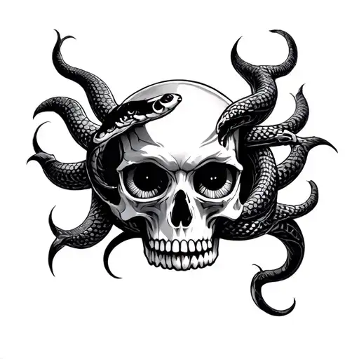 Skull Snake Eye