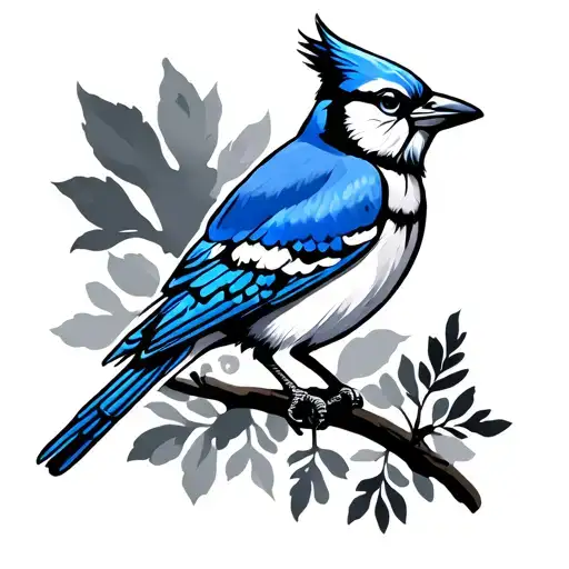 Blue Jay Stencil