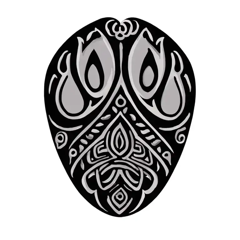 Mayan Glyph For Dog Paw Print