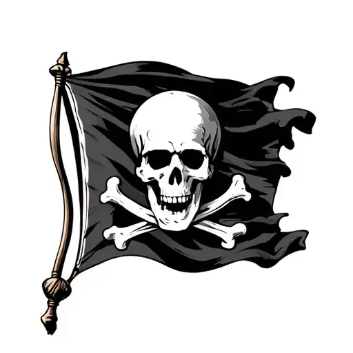 Anarchy Pirate Black Flag