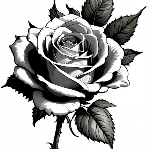 A Rose With Several Cards